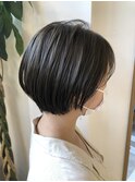 ショートスタイルもお任せください☆カーキグレージュ 西田大樹