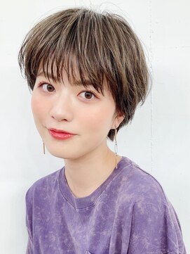 アイティー バイ アルバム 中野店(IT by ALBUM) エアリーマッシュショート_ピンクベージュクールショート_48067