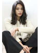 クラン 岡本(Chlan)&nbsp;ミディアムレイヤー◎アッシュ系艶カラー