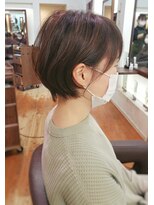 フラワーズビィーオーディー(FLOWERS BOD)&nbsp;ゼッペキを補正して素敵なショートボブを作ります♪