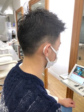 ヘッズ 本八幡店(HEADS) かき上げヘア ニュアンスマッシュ サイドパート 韓国マッシュ