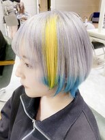 デイズ(days) ウルフショート ポイントデザインカラー レモンカラー ブルー