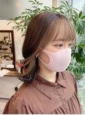 フェイスフレーミング/ミストバング/前髪インナーカラー