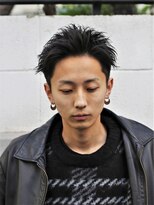 ガズル ハラジュク(GUZZLE HARAJUKU)&nbsp;2way無造作スパイキーショート アップバング 黒髪 短髪 原宿