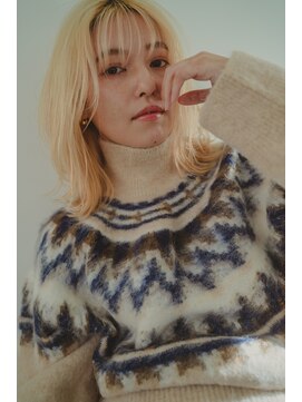 グリーン 町田(green) シースルー×ホワイトブロンド