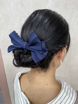 カームバイリコ 学芸大学(calm by liko)&nbsp;お呼ばれヘアセット/着物ヘア/編み込み/まとめ髪アレンジ