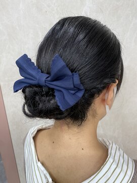 カームバイリコ 学芸大学(calm by liko) お呼ばれヘアセット/着物ヘア/編み込み/まとめ髪アレンジ