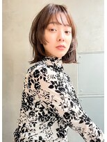 【ARTE表参道/青山】モテ髪ミディアム×ブリーチなし透明感