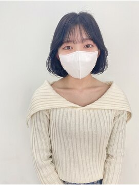 ギグスダブル 栄店(gigs double) 韓国タンバルモリ☆ブルーブラック