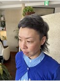 アシンメトリーアッシュグレイ