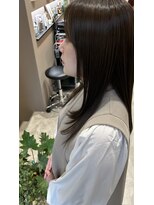 エスデザイン(es design)&nbsp;オリーブグレージュ×かカラーin髪質改善トリートメント