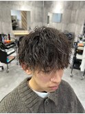 【アイロンセット風縦落ちパーマ】名古屋栄ツイストスパイラル