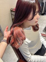 ルシュカイチマルニ(Rasca102)&nbsp;Rasca◇インナーチェリーピンク　インナーカラー　モテカラー