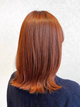 アン 溝の口(un) オレンジカラー×髪質改善トリートメント☆