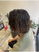 長谷川 メンズボブ×波巻きパーマ