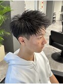 アップバングショート