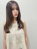 質感ケアカラー+厳選トリートメント+マイクロバブル￥14,000→￥12,800