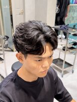 ゼスト リル 新宿(ZEST lill)&nbsp;フェザーパーマ フェザーショート 毛流れパーマ 新宿 落合陽世