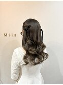 結婚式や同窓会アレンジに＊大人ハーフツイン