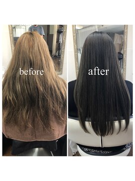 ハノン(hanon) 髪質改善ケアカラー