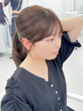 アマトウキョウ アユンチェ(AMA TOKYO×AYUNCHE) 自然に流れる顔まわり