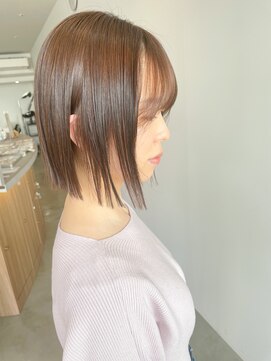 フープヘアールコレ(HOOP.HAIR Lukore) ミニボブ//うる艶カラー