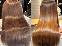 年齢によるパサつきやうねりを髪質改善、縮毛矯正で扱いやすく♪