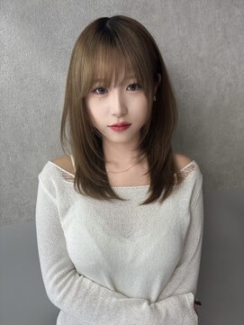 アスター 天神大名店(Aster) 小顔ヘア/髪質改善/縮毛矯正/ダブルカラー/グレージュ/ツヤ髪