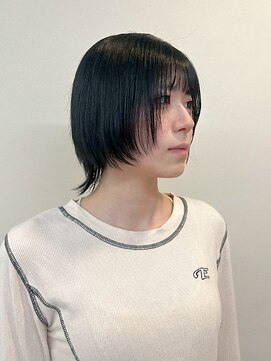 【ビフォーアフター】ショートレイヤー/ブルージュ