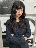 ロックス バイ マグ 松本(rocks BY MAG)&nbsp;◎暗髪でも透けるラベンダーグレージュロングレイヤー