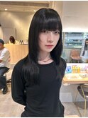 色落ちまで綺麗なダークカラー!
