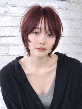 カライング(ing) 大人可愛いレイヤーショートボブウルフカット◎20代30代40代50代