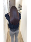 美髪矯正、美髪カラーをされているお客様
