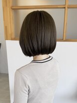 サロン 名和店(SALON)&nbsp;あご下ボブ/オリーブベージュカラー