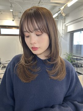 フォト イケブクロ(foto IKEBUKURO) ミディアムレイヤー/顔まわりカット/大人ミディアム/池袋