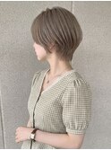透明感グレージュショート【茱萸木】