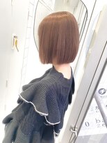 ミラ 新宿(MILA)&nbsp;マロンベージュ/ボブ/前髪/レイヤー/小顔/髪質改善/縮毛矯