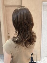 オン キャナルシティ博多前店(on)&nbsp;【晴音】ミディアムウルフ/ミディアムパーマ/30代