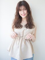 アンジュ ヘアー(Ange hair)&nbsp;アンジュヘアー　シースルーバングの無造作カール