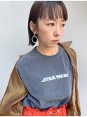 大人ぱっつんボブ