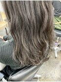 ダブルカラーハイライト×アッシュベージュ