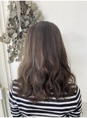 #ミルクティー #グレー #カラー #ダブルカラー #ケアブリーチ