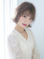 フラクト(FLact)&nbsp;ショートパーマ_くびれショート_ことりベージュ_