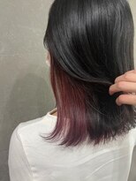 カーラ 北戸田店(Cara)&nbsp;インナーカラー/ピンクレッド/ケアブリーチ/ヘアカット