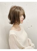 #大人可愛いふんわりボブ丸みボブ外ハネボブ◎