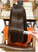 さらさら水素ケアでロングスタイル