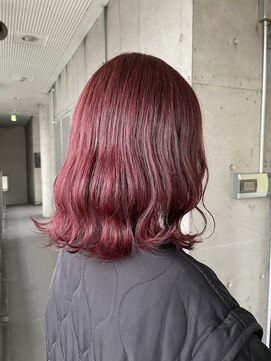 ガルボ ヘアー(garbo hair) チェリーレッド10代20代ケアブリーチ暖色カラー