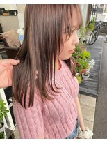 ヘアメイク エイト キリシマ(hair make No.8 kirishima)&nbsp;ミルクティーベージュ　ブリーチなしミルクティー