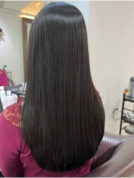 エアー 銀座タワー(AIR) プレミアムケアカラー/髪質改善/美髪/ツヤ髪スタイル　【榛葉】