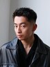 men'sカット+コテパーマ［メンズmen's/フェード/バーバー/渋谷アップバング］